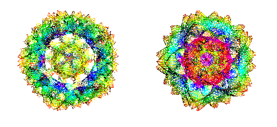 Random 3D contour plot with dodecahedral symmetry